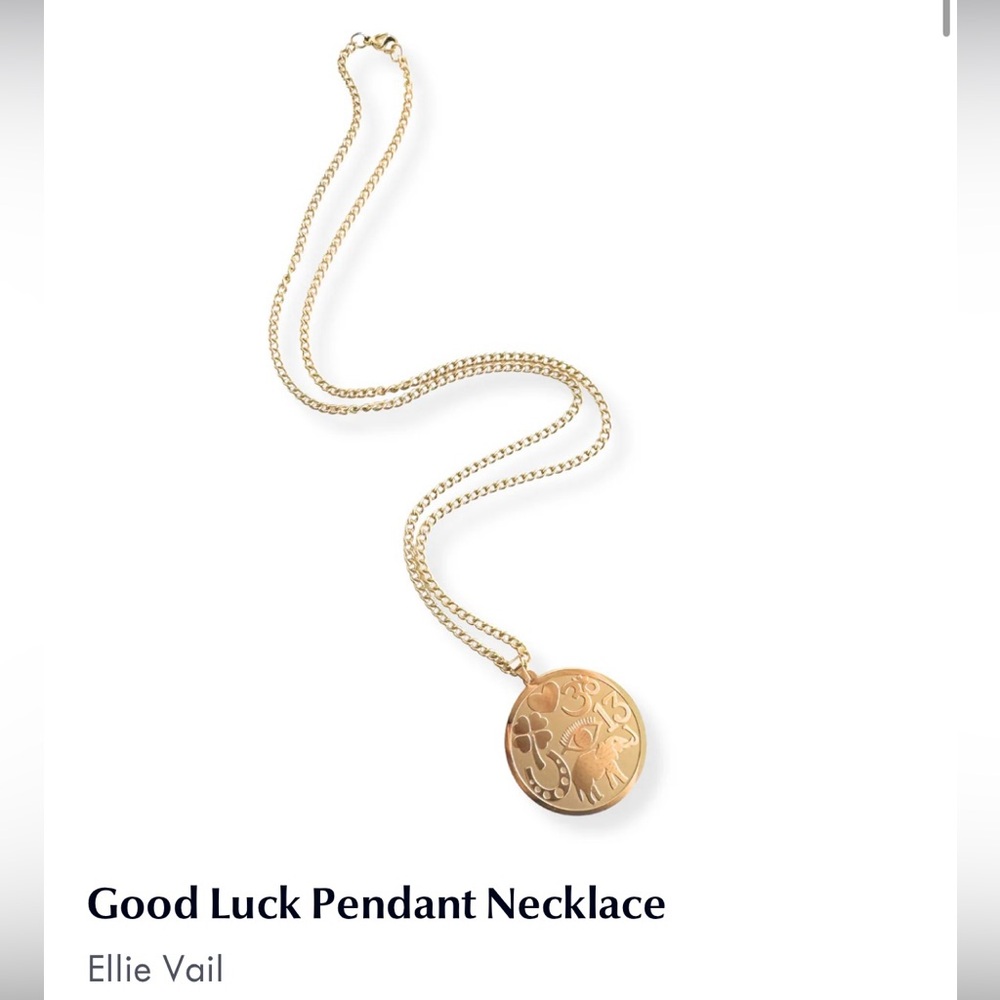 Ellie Vale Luck Pendant Necklace